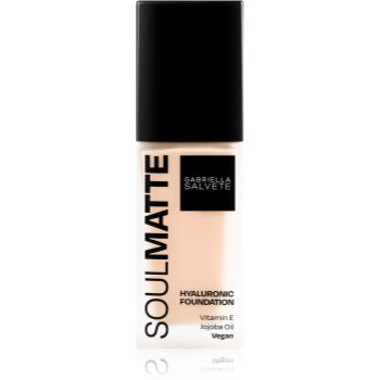 Gabriella Salvete SoulMatte Hyaluronic Foundation machiaj persistent cu efect matifiant - imagine 2
